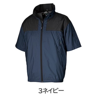 画像4: ND1122【ブルゾンのみ】NSP空調服(R)/半袖(上部ファン)・スーパーチタン (4)