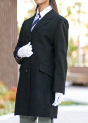画像2: W55080 レディースチェスターコート (3色) (2)