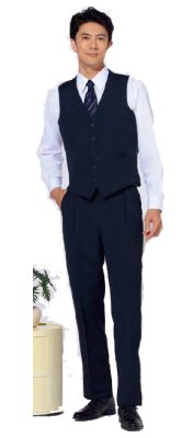 画像2: 3910 メンズベスト (1色) (2)