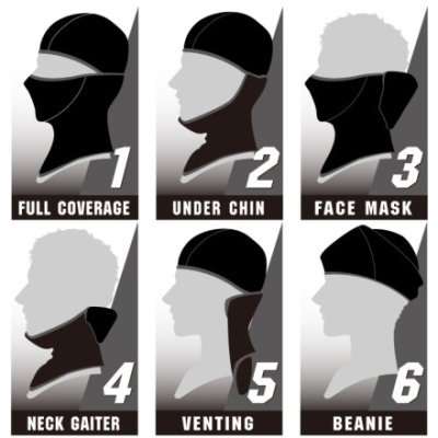 画像6: 82290 バラクラバPRO 6WAYフェイスガード (2色)  (6)