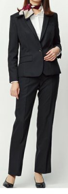 画像5: FJ0318L レディスストレッチジャケット (2色) (5)