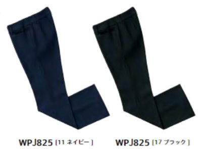 画像3: WPJ825 レディースニットスラックス (2色) (3)
