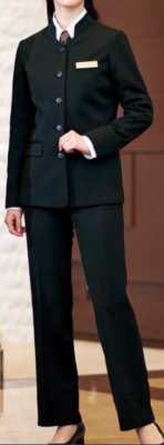 画像2: WPJ839 レディスニットジャケット (1色) (2)