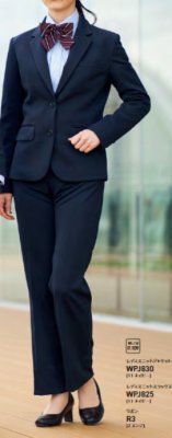 画像4: WPJ825 レディースニットスラックス (2色) (4)