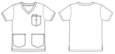 画像8: LMS49001 ユニセックススクラブ (4色) (8)