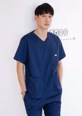 画像10: LMS49001 ユニセックススクラブ (4色) (10)