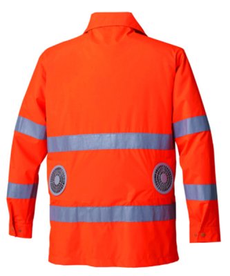 画像4: AZ10190【空調服(R)セット】空調服(R)ブルゾン・ファン・バッテリー(充電器付)／長袖・高視認 (4)