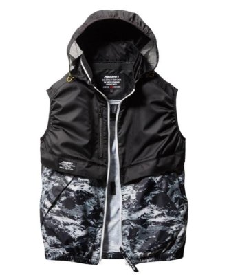 画像6: AC1174【ブルゾンのみ】エアークラフト／ベスト(フード収納)・撥水 (6)