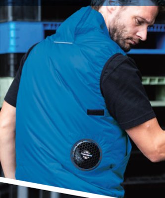 画像13: 7439-06【セット】G.G.ブルゾン・ファン・バッテリー(充電器付)／遮熱ベスト (13)