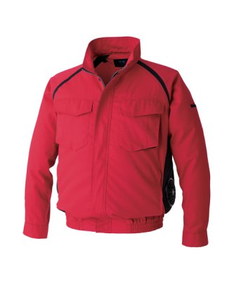 画像7: KU92400【空調服(R)セット】空調服(R)ブルゾン・ファン・バッテリー(充電器付)／長袖(JIS T8118帯電防止)防汚・横ファン (7)