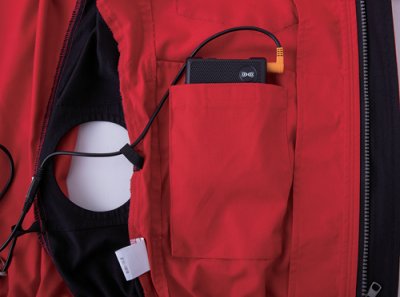 画像16: KU92400【空調服(R)セット】空調服(R)ブルゾン・ファン・バッテリー(充電器付)／長袖(JIS T8118帯電防止)防汚・横ファン (16)