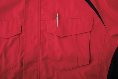 画像12: KU92400【空調服(R)セット】空調服(R)ブルゾン・ファン・バッテリー(充電器付)／長袖(JIS T8118帯電防止)防汚・横ファン (12)