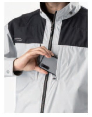 画像7: NA1142【ブルゾンのみ】NSP空調服(R)／遮熱長袖・上部ファン (7)