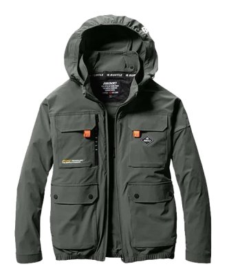 画像5: AC2031【ブルゾンのみ】エアークラフト／長袖(フルハーネス)・ハイバックファン (5)