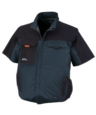 画像7: XE98031【空調服(R)セット】ブルゾン・ファン・バッテリー(充電器付)／遮熱半袖・サイドファン (7)