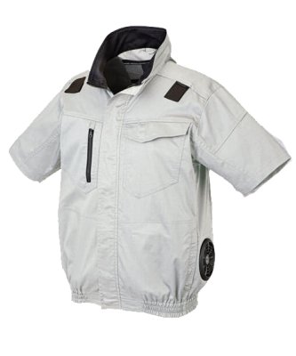 画像3: 268861【セット】エアセンサーブルゾン・ファン・バッテリー(充電器付)／半袖(ハーネス)・サイドファン (3)