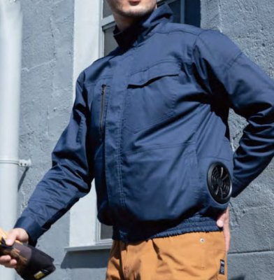 画像8: 258861【ブルゾンのみ】エアセンサー／長袖(ハーネス)・サイドファン (8)