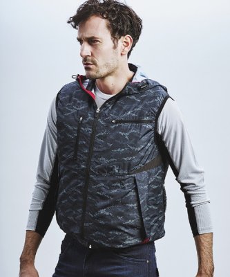 画像2: 54130【空調服(R)セット】自重堂Jawin空調服(R)ブルゾン・ファン・バッテリー(充電器付)／フードベスト (2)