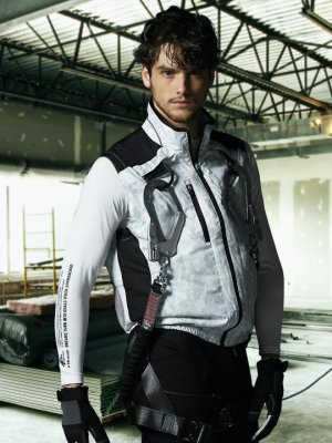 画像2: 74150【空調服(R)セット】自重堂Z-DRAGON空調服(R)ブルゾン・ファン・バッテリー(充電器付)／ベスト・フルハーネス (2)