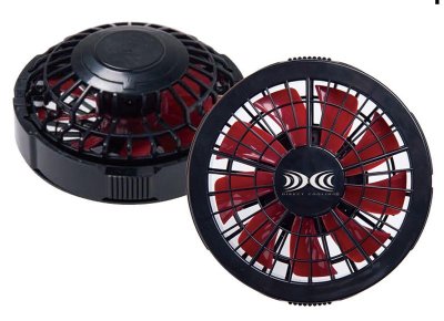 画像8: 7.2V FAN2200空調服(R)ワンタッチファン2個(3色) (8)