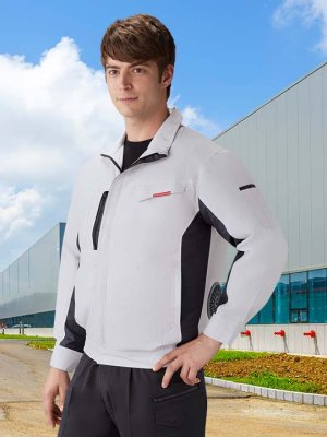 画像3: 87090【ブルゾンのみ】自重堂空調服(R)/長袖 (3)