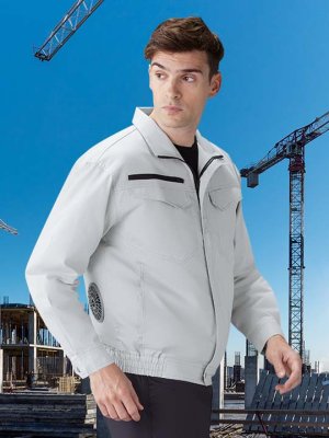 画像4: 87080【ブルゾンのみ】自重堂空調服(R)／長袖・エコ (4)