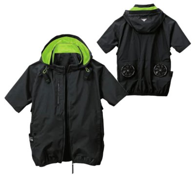 画像10: 05431【ブルゾンのみ】S-AIR／遮熱半袖(ハーネス) (10)