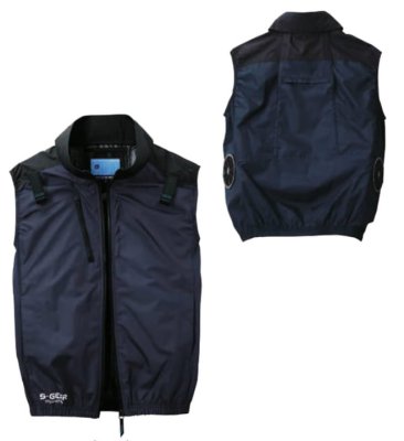 画像11: 05402【ブルゾンのみ】S-AIRネオスタンダード／遮熱ベスト(ハーネス)・サイドファン (11)