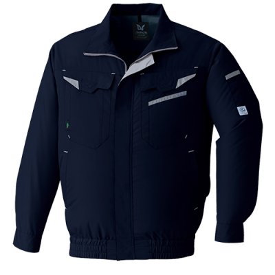 画像5: E9209【空調服(R)セット】ブルゾン・ファン・バッテリー(充電器付)／長袖・エコ制電(JIS T8118帯電防止) (5)