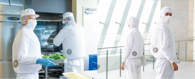 画像9: AZ-50200【空調服(R)セット】ブルゾン・ファン・バッテリー(充電器付)/ベスト(ポケットレス) (9)