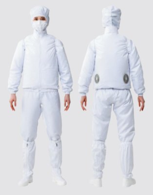 画像6: AZ-50200【空調服(R)セット】ブルゾン・ファン・バッテリー(充電器付)/ベスト(ポケットレス) (6)