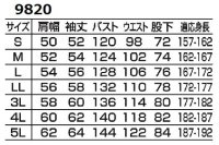 画像1: 9820【ツナギのみ】AUTO-BI空調服(R)／長袖・混紡