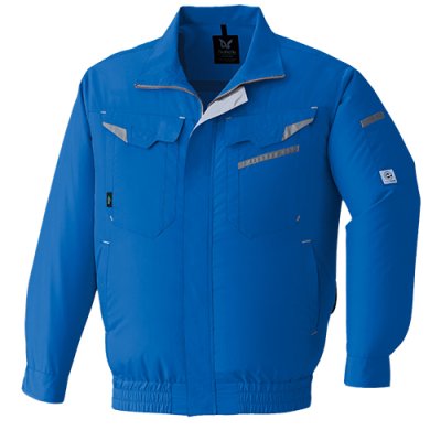 画像4: E9209【空調服(R)セット】ブルゾン・ファン・バッテリー(充電器付)／長袖・エコ制電(JIS T8118帯電防止) (4)