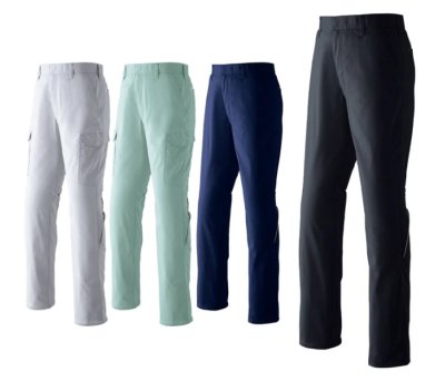 画像2: AS6068E ノータックカーゴパンツ・夏 (4色) (2)