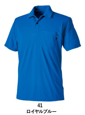 画像2: 6065 ドライショートスリーブポロシャツ (5色) (2)