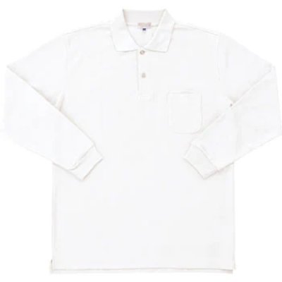 画像17: 25441 長袖ポロシャツ・鹿の子（8色） (17)