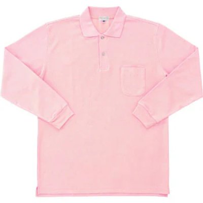 画像15: 25441 長袖ポロシャツ・鹿の子（8色） (15)