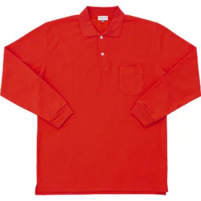 画像13: 25441 長袖ポロシャツ・鹿の子（8色） (13)