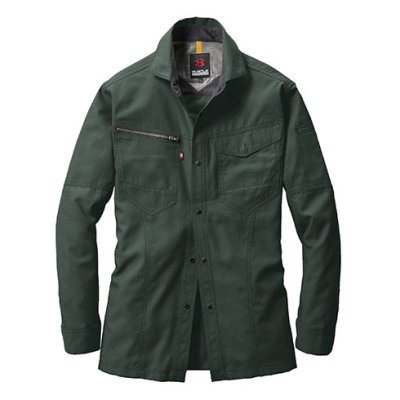 画像4: 7093 ユニセックス長袖シャツ (5色) (4)