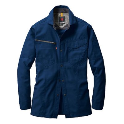 画像2: 7093 ユニセックス長袖シャツ (5色) (2)