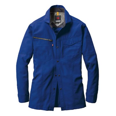 画像6: 7093 ユニセックス長袖シャツ (5色) (6)