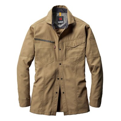 画像5: 7093 ユニセックス長袖シャツ (5色) (5)