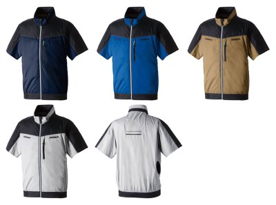 画像7: 7369-01【セット】G.G.ブルゾン・ファン・バッテリー(充電器付)／EF用遮熱半袖(フルハーネス)・サイドファン (7)