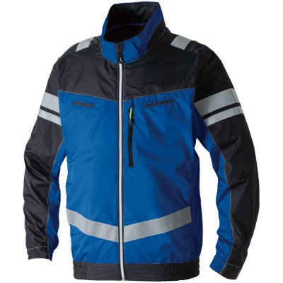 画像4: 7369-10【セット】G.G.ブルゾン・ファン・バッテリー(充電器付)／EF用遮熱長袖(フルハーネス・反射材付)・サイドファン (4)