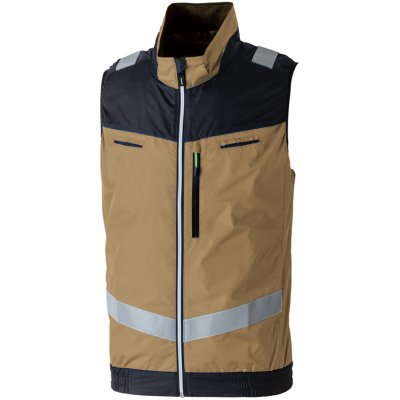 画像4: 7369-16【ブルゾンのみ】G.G.／EF用遮熱ベスト(フルハーネス・反射材付)・サイドファン (4)