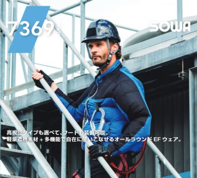 画像13: 7369-00【セット】G.G.ブルゾン・ファン・バッテリー(充電器付)／EF用遮熱長袖(フルハーネス)・サイドファン (13)