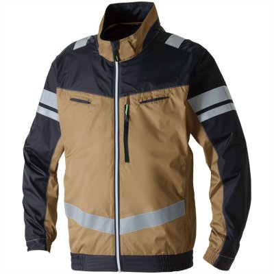 画像5: 7369-10【セット】G.G.ブルゾン・ファン・バッテリー(充電器付)／EF用遮熱長袖(フルハーネス・反射材付)・サイドファン (5)