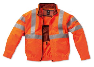 画像3: 258921【セット】エアセンサーブルゾン・ファン・バッテリー(充電器付)／高視認長袖・サイドファン (3)