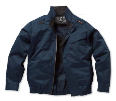 画像3: 258941【セット】エアセンサーブルゾン・ファン・バッテリー(充電器付)／長袖(ハーネス)・サイドファン (3)