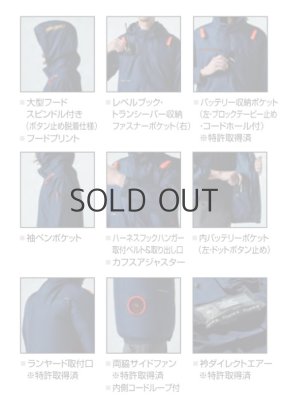 画像8: AC2051【ブルゾンのみ】エアークラフト／エコ長袖・サイドファン (8)